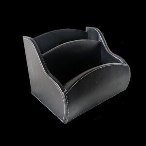 Desk Organizer Swivel Base 2 Compartment EUC